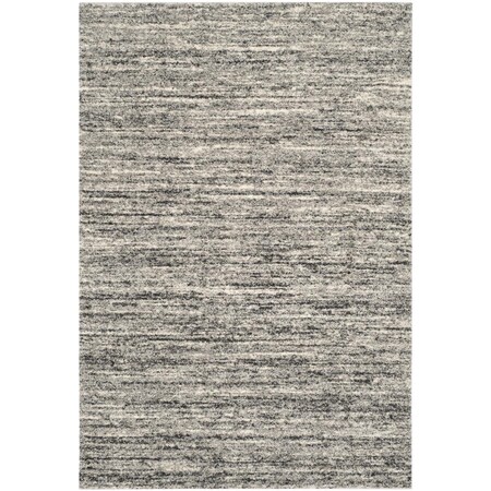 Safavieh 10 x 14 ft. Retro Power Loomed Large Rectangle Area Rug Ivory & Grey RET2133-1180-10